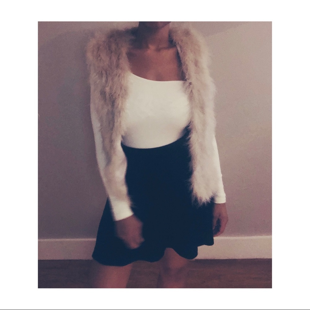 CLUB MONACO Real Feather Vest